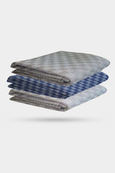 PROFESSIONAL MULTI COLOR  100% COTTON KITCHEN TOWELS (PACK OF 3)